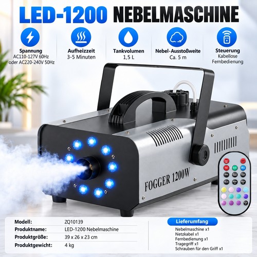 1200w nebelmaschine mit - 1200w,
