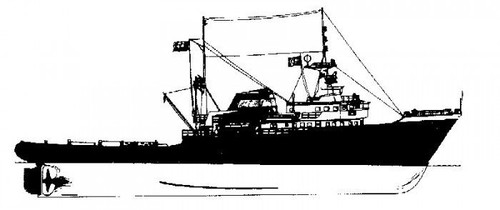 Bauplan zwarte zee 1962 - zwarte,