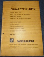 Welger Collection Press AP 42