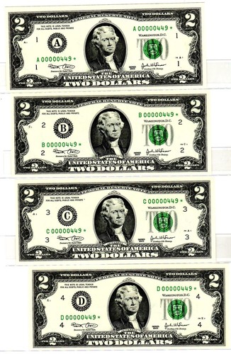 Banknoten dollar 2003 - 2,