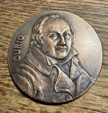 Hamburg Medaille 1905 Johann Carl Curio, Bronze, vz, Sammlerstück