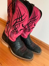 Cowboystiefel von Twisted X / hooey in schwarz Pink, Größe 6,5 / 7 