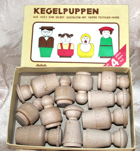 Ddr kegelpuppen stück - kegelpuppen,