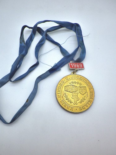Medaille ddr kreis kinder und - medaille,
