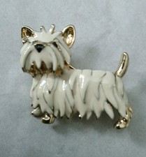Westie Brooch by Cabouchon