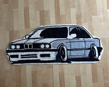 BMW E30 Teppich Zimmer Oldtimer Retro Vintage Y2k 90s E36 Dekoration Car Auto
