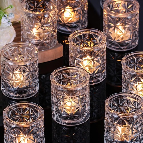 Teelichthalter glas windlicht - teelichthalter,