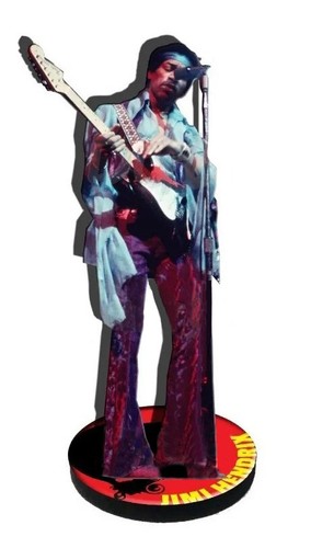 Jimi hendrix holzfigur iii - jimi,