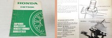 Werkstatthandbuch Honda CB750K Shop Manual Nachtrag Addendum 1979