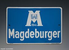 ALTES Emailschild - 1844 Magdeburger - wohl um 1960