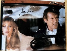 Original Autogramm Roger Moore mit Zertifikat auf Großfoto 20x25cm