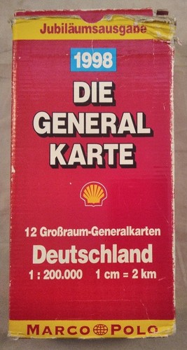 Generalkarte deutschland 1998 - generalkarte,