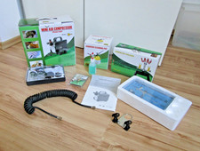 Airbrush-Kompressor Set mit reichlich Zubehör für Modellbau -