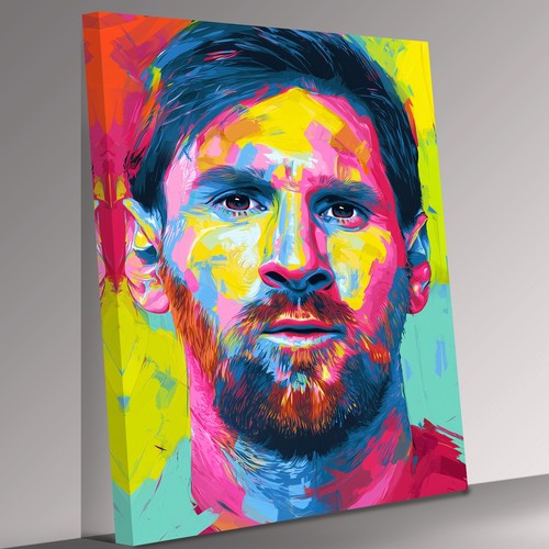 Messi ikone abstrakt modern - ikone,