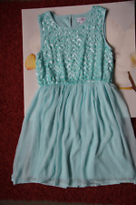 Festliches Kleid von Happy Girls gr 164 türkis mit Pailletten