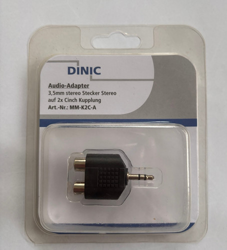 Dinic audio adapter stereo - audio-adapter,,