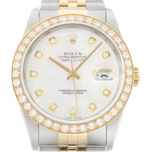 Rolex datejust 18k gelbgold - datejust, &