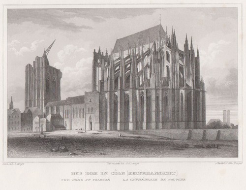 Köln dom seitenansicht - dom,