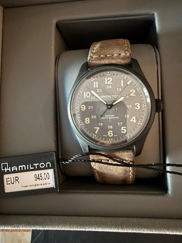 Hamilton khaki field titanium - hamilton,