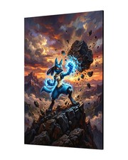 Lucario Leinwand Bild Pokemon