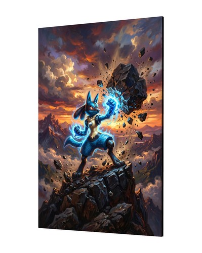 Lucario leinwand bild pokemon - bild,