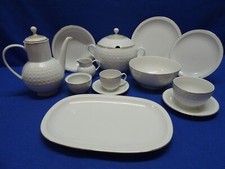 Arzberg Golfball Goldrand Teller Platte Tasse Terrine Schale Teile zur Auswahl