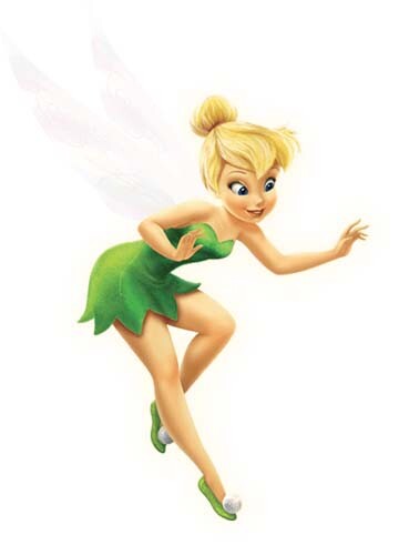Prinzessin tinkerbell wandbild - prinzessin,
