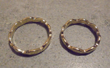 Avon Ringe Schmuck 2 Stück zusammen goldfarben Größe 49 und Größe 54 Nr. 3752