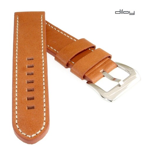 Diloy rindleder uhrenarmband - rindleder,