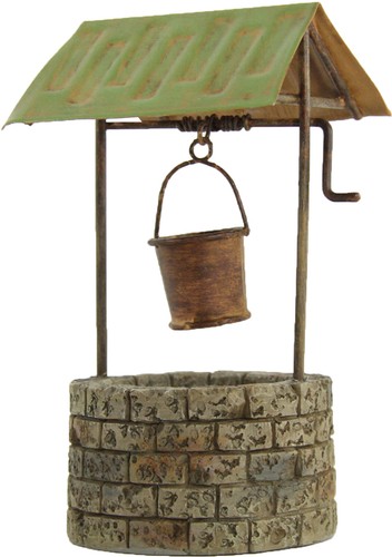 Minigarten steinbrunnen mit - minigarten,