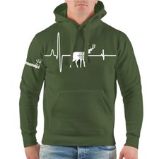 Herren Kapuzenpullover Jäger