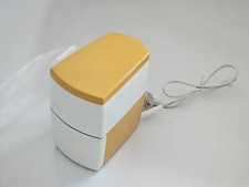 vintage AEG Typ KMU - Kaffeemühle elektrisch - Gelb weiß; 60-70er Jahre