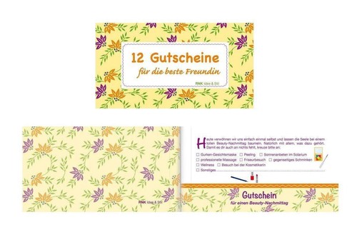 Gutscheinheft gutschein - gutscheinheft,
