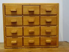 Holz Schubladenschrank Schubladenschränkchen 12 Schubladen – Schreinerqualität