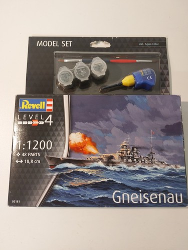 Revell model set battleship - revell,
