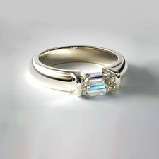 2,0 kt Smaragd weißer