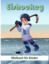 Eishockey Malbuch für Kinder