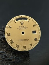 #1288 ROLEX ZIFFERBLATT DIAL DAY DATE 18238 18038 CHAMPAGNER ROMAN NUMERAL INDEX
