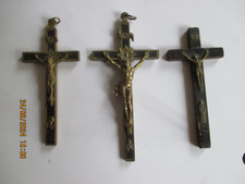 3 x Antikes  Kruzifix Kreuz