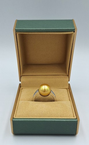 Vintage white gold ring - , with