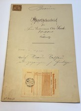 Hypothekenbrief 1896