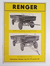Altes prospekt renger - prospekt,