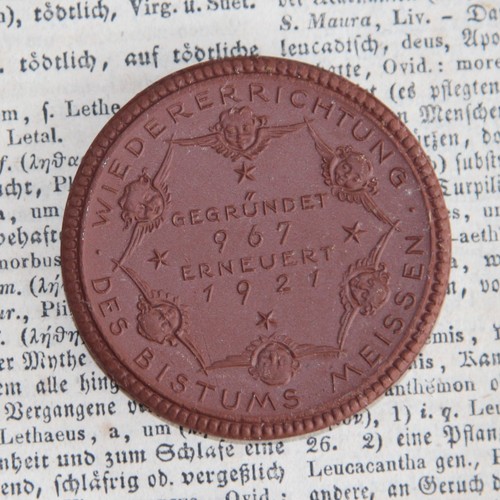 Böttger steinzeug medaille - bÖttger-steinzeug, |