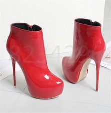 Sexy PU Lackleder Damen High