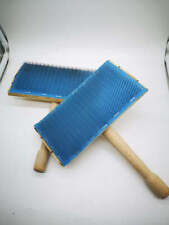 Wollschaaarfe Handkarden Paar 72ppsi oder 104ppsi