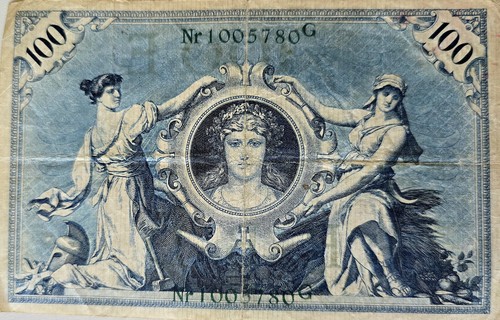 100 reichsmark 1908 - 100,