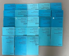 Reclam blaue Reihe Arbeitstexte für den Unterricht Deutsch 23 Bände