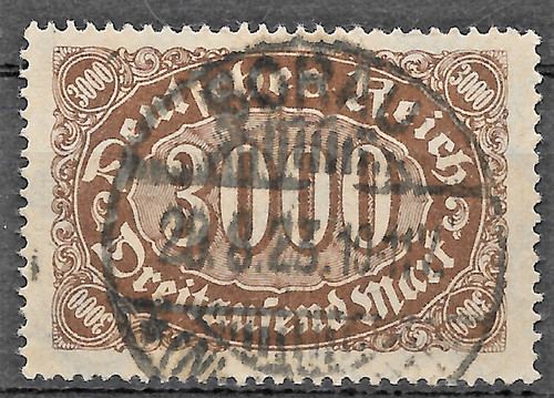 Deutsches reich ziffern 254b - deutsches,