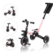 FableKids® Dreirad 7in1 Kinderdreirad Laufrad Lernrad Kinder Lenkstange Fahrrad