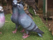 Taube Deko Figur Brieftaube